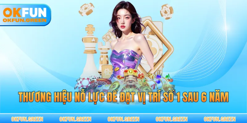 Thương hiệu nỗ lực để đạt vị trí số 1 sau 6 năm